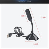 Professional High Quality Adjustable USB Microphone For Laptop And Computer Studio Singing Gaming Streaming Mikrofon Stand Mic