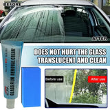 Car Glass Oil Film Removal Paste, Front Windshield Cleaner Decontamination Oil Film Removal Water Spot-Remover For All Cars