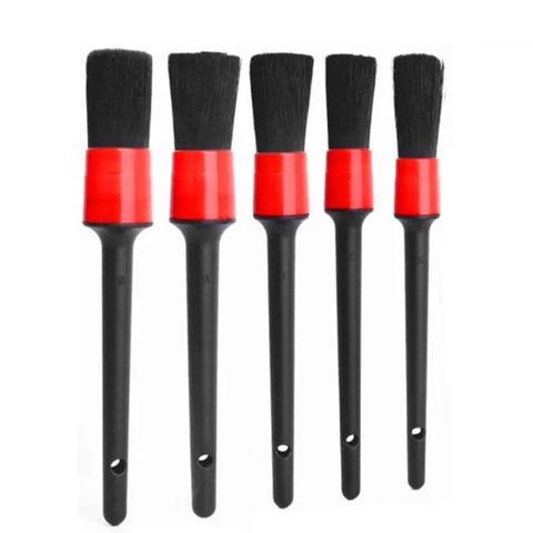 1pcs/5pcs Detailing Brush Set Car Brushes Car Detailing Brush For Auto Cleaning Dashboard Air Outlet Wheel Wash Maintenance Tool