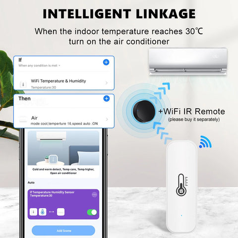 Tuya Zigbee/WiFi Temperature &amp; Humidity Sensor