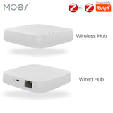 MOES Tuya ZigBee Smart Gateway Hub Smart Home Bridge Smart Life APP Wireless Remote Controller Works with Alexa Google Home