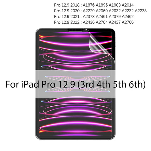 Like Paper Screen Protector Film Matte PET Painting Write For iPad 10 2022 9 8 7 Air 5 4 3 Mini 6 5 4 Pro 12.9 11 10.9 10.5 10.2