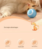 Cat Interactive Ball Smart Cat Toys Indoor Automatic Rolling Magic Ball Electronic Interactive Cat Toy Cat Game Accessories