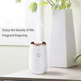 Waterless Essential Oil Aromatherapy Diffuser Office Desktop Portable Electric for Spa Home Mini Car Spray Timing 9 LED Lights