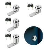 Drawer Cabinet Lock Mail Box Locker Cam Lock Cupboard Door Tongue Lock With 2 Key Furniture Hardware