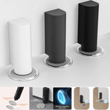 Door stop magnetic Door stopper Milk white black nail free Door base door hardware close prevention door closer Bumper block