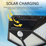 100LED Solar Wall Lamp