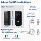 Smart Deadbolt lock of TTLOCK bluetooth APP Fingerprint Door Lock, Keyless Entry Door Lock Door Digital Electronic Lock for home