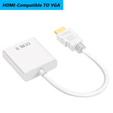 HDMI-compatible To VGA Converter Cable 1080P Full HD HDMI-VGA Conversion Adapter Cable For PC HDTV Projector Tablet Monitor