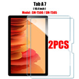 2PCS Tempered Glass Screen Protector for Samsung Galaxy Tab S8 Ultra Plus S6 Lite S7 Fe A7 Lite A8 S9 A9 Tablet Accessories Film