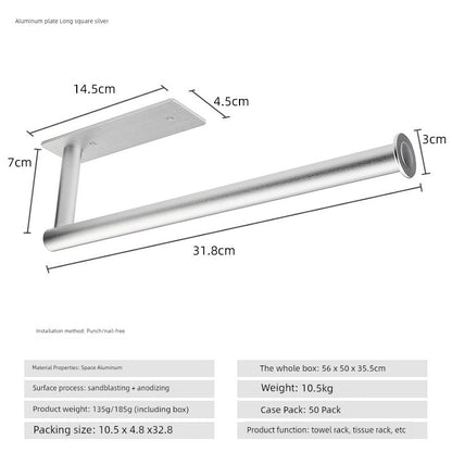 Kitchen Cabinet Roll Stand High-Grade Space Aluminum Alloy