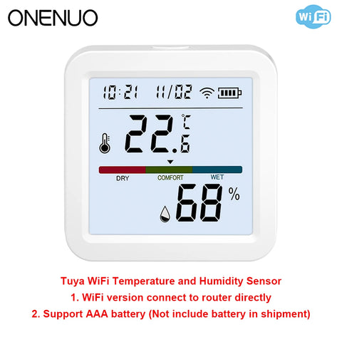 Tuya Zigbee/WiFi Temperature &amp; Humidity Sensor