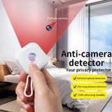 Anti Candid Camera Detector Portable Security Protection for Hotel Locker Room Public Bathroom Pinhole Hidden Lens Detect Gadget