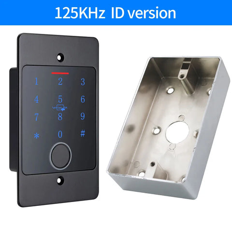 Tuya Wifi Standalone Fingerprint Access Control Keypad Metal Waterproof Backlight Embedded installation Opener Reader+M70 box