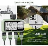 Reswat 4-Outlet Water Timers Multifunctional Sprinklers Multi Caliber Adaptation Convenient Installation Youngs Garden Tools