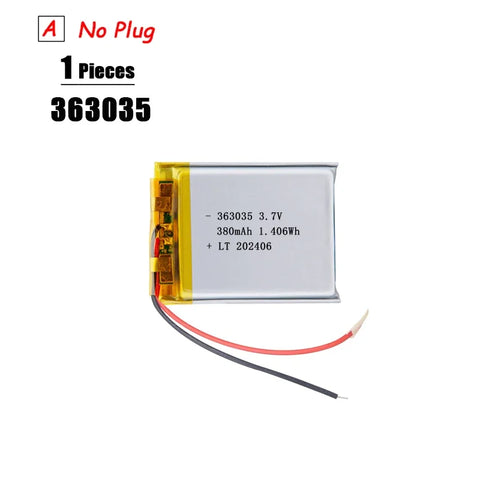 Lipo Battery 3.7V  Polymer Lithium Battery For PS4 Humidifiers GPS Navigation Devices Smart Wearable Locator Bluetooth Speaker