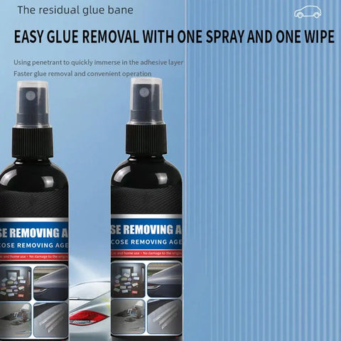 Adhesive Remover Spray Metal Wood Car Emblem And Label Removal Car Label Remover Safe For Glass Adhesive Remover For Wall