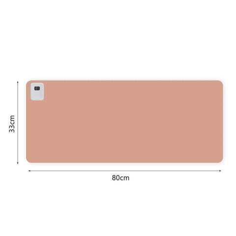 80*33cm Solid-Color Heated Mouse Pad Fast Heating Non-slip Mouse Mat For Laptops Computer