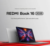 Xiaomi Redmi Book 16 2025 Laptop Intel Core 5 220H Processor 2.5K 120Hz 16" Notebook 16G/32G DDR5+ 512G/1T SSD Office Ultrabook