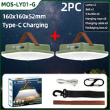 MOSLIGHTING Rechargeable Camping Lantern Mobile APP Connect Smart Tent Light Fishing Flashlight Night Maintenance Lighting LED