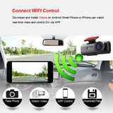 Dashcam Mini 4K UHD GPS Wifi Camera Recorder 24H Parking Dual Lens With 1080P Black Box Rearview Camera Night Vision Deadpool