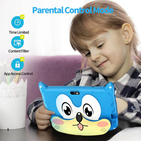 New 7 Inch Global Version 5G WiFi Kids Tablets Quad Core Android Learning Education Tablet PC 4GB RAM 64GB ROM Children's Gifts