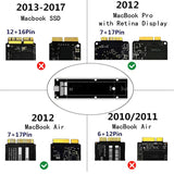 For Macbook 2012 Air A1425 A1398 A1465 A1466 SSD Case Ultra-thin Aluminum Alloy USB3.2 GEN2 6Gbps M.2 SATA SSD Box SSD Enclosure