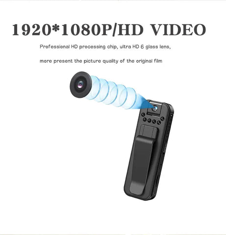 WIth Wifi 1080P Body Mini Camera Portable Small Digital Video Recorder Police BodyCam Infrared Night Vision Miniature Camcorder