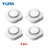 YUPA Independent Smoke Detector Sensor Fire Alarm System For Home Office Security Smoke Alarm Fire Protection Battery Powered