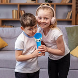 Kids Microphone and Stand,Kids Karaoke Machine for Girls Boys,Party Sing Musical Toy with Flashing Lights,Children's Microphone