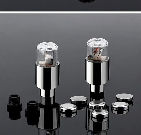 4Pcs Tire Valve Cap Lights