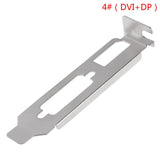 1Pc Metal Low Profile Bracket Adapter DVI HDMI VGA Port For Half Height Graphic Video Card 8cm