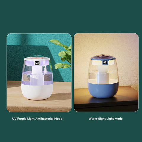 Xiaomi MIJIA Air Humidifier 1300ML Aroma Humidifier Double Spray Port Essential Oil Diffuser USB With Light For Home Office