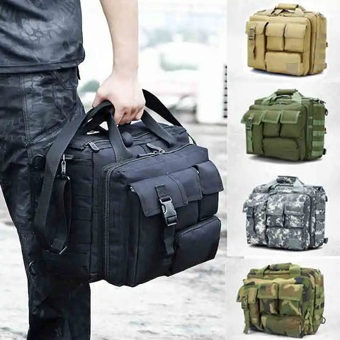 New  Backpack Tactical Molle Nylon Messenger Shoulder Bag Laptop Handbags Briefcase Outdoor Multifunction Climbing Bag