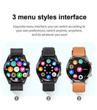 2024 New Smart Watch Men 1.5 inch Full Touch Screen Bluetooth Call Business Man Watches Fitnes Sports Smartwatch For Android IOS