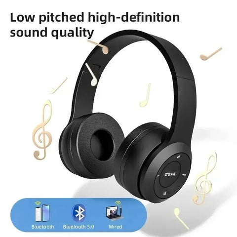 Stereo Headset 5.0 Bluetooth Headset Gamer Headphones Gaming Earbuds With Mic For Pubg PS4 CSGO Casque Phone Tablet Laptop Game