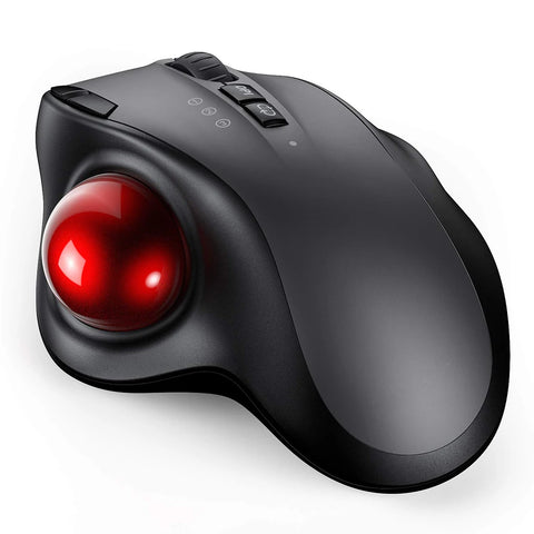 Bluetooth Mouse Rechargeable 2.4G USB Wireless Mice Ergonomic Trackball Mouse for Computer 1000 1600 1800 DPI