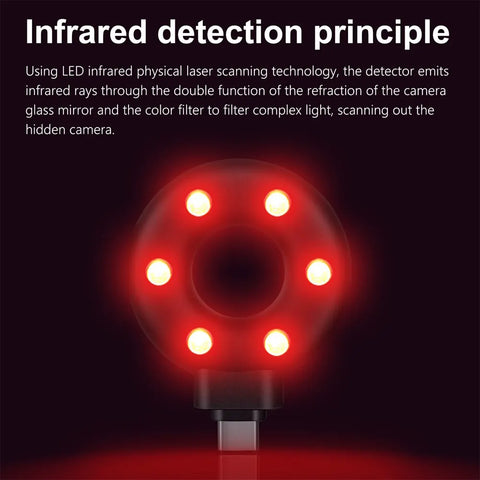 Detector Portable Mini Mobile Phone USB Alarm Hotel Infrared Anti Surveillance Anti Candid Shooting Pinhole Camera