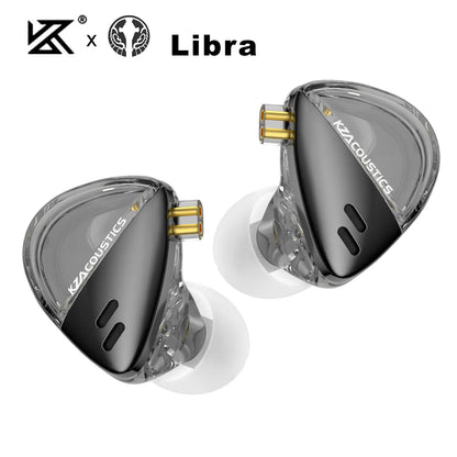 KZ X Angelears Libra Ultra-Wide Frequency Dynamic HiFi In-Ear Earphone IEMs Monitor With 0.75 Replaceable cable