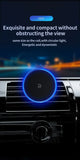 30W Magnetic Car Wireless Charger RGB For iPhone 12 13 14 15 Pro Max Macsafe Car Phone Holder Stand Mount Fast Charging Station