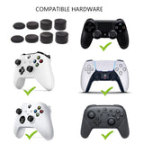 DATA FROG 8pcs Controller Silicone Analog Thumb Stick Grip Cap for Xbox One/S/Series X S/PS5/PS4/Switch Pro Gamepad Replacement