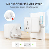 Tuya Smart Home Wireless WIFI Plug Socket UK EU US Universal 16A Travel Universal Conversion Socket Outlet Power Monitor Timer