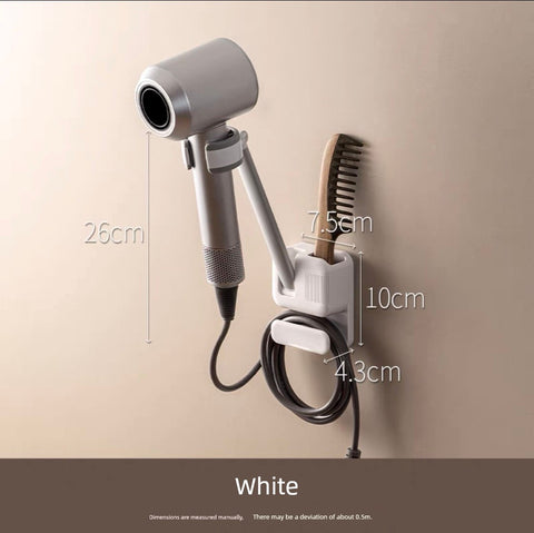 Metal Liberation Hands Wall Hanging Hair Dryer Rack