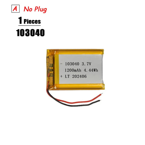 Lipo Battery 3.7V  Polymer Lithium Battery For PS4 Humidifiers GPS Navigation Devices Smart Wearable Locator Bluetooth Speaker