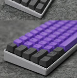 61 Key Set PBT Keycaps Ansi 60% Computer Gamer Mechanical Keyboard Cap Backlight OEM Miami DOLCH GK61 SK61 Anne pro 2 RK61 K617