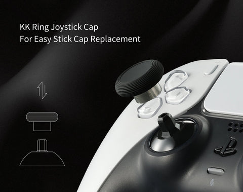 GuliKit TMR Electromagnetic Joystick with Stick Cap for PS4 PS5 Gamepad for Switch Pro Xbox Series Controller Repair Replacement