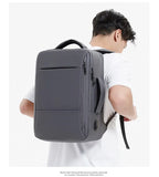 Men Large Capacity Backpack USB Charging Male Laptop Bagpack Waterproof Business Travel Back Pack Luggage Bag Mochila