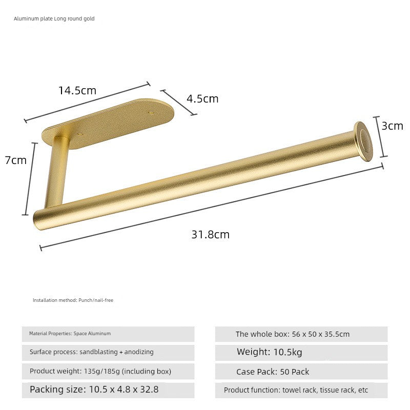 Kitchen Cabinet Roll Stand High-Grade Space Aluminum Alloy