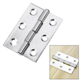 10pcs Stainless Steel Door Hinges Cabinet Doors Windows Wooden Box Flat Hinge Home Furniture Hardware Accessories