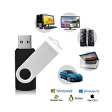 Usb 2.0 64GB USB Flash Drive Waterproof  Pen Drive 128GB Usb Stick 4GB 8GB 16GB 32GB Flash Disk PenDrive High Speed Memory Stick